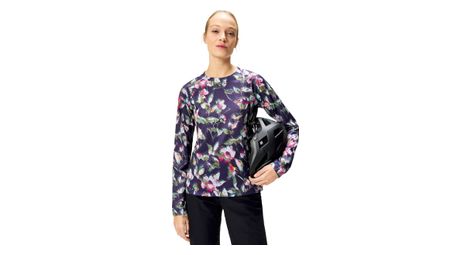 Maglietta endura floral a maniche lunghe da donna, edizione limitata, viola