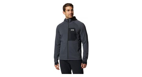 Polaire mountain hardwear power grid bleu homme