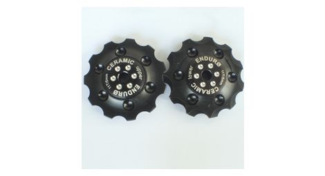 Roulette de derailleur bearings jockey wheel set zero shimano 9 or 10 speed black