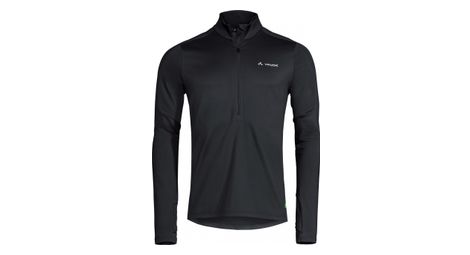 Vaude Livigno Halfzip II Langarm Top Schwarz