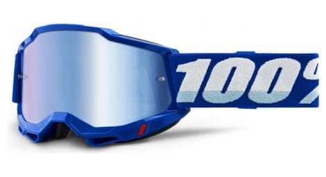 100% accuri 2 goggle | blue | blue mirror lenses