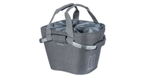 Basil panier à vélo 2day carry all 15 litre 28 x 37 x 25 cm - gris