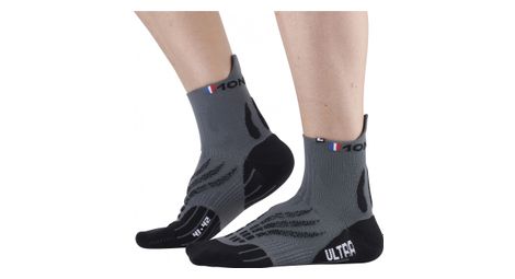 Chaussettes de running monnet run ultra gris