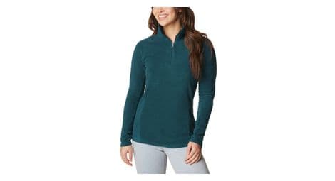 Polaire femme columbia glacial iv 1/2 zip bleu