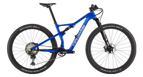 Bicicleta de montaña cannondale scalpel carbon 2 29'' shimano xt 12v azul con suspensión integral l / 172-182 cm