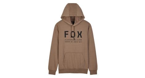 Sweat a capuche fox non stop pullover beige
