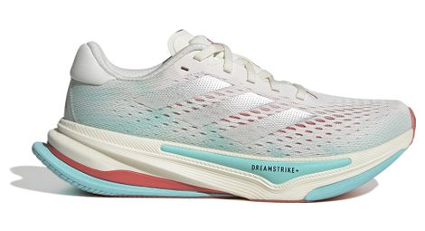 Chaussures running adidas supernova prima blanc/bleu femme