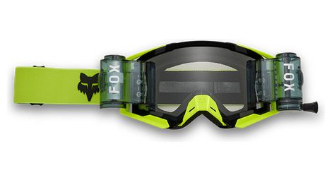 Masque vtt fox airspace roll off jaune fluo