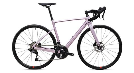 Vélo de route van rysel ncr cf shimano 105 12v 700mm rose 2024