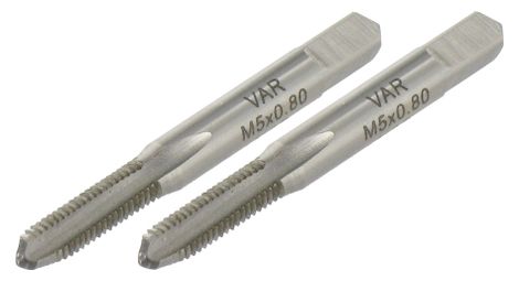 Jeu de 2 tarauds var hss 5x80