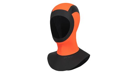 neoprene hi vis hood black orange