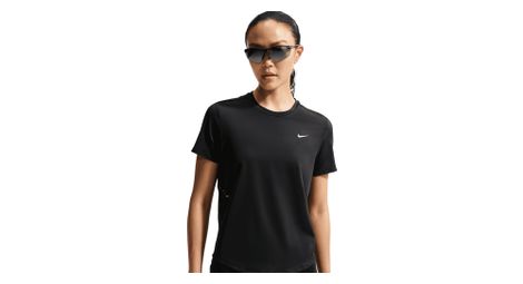 Camiseta de running Nike Swift negra para mujer