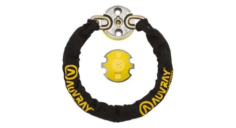antivol chaine chaine xtrem protect d.13,5 100cm sra avec point fixe ancrage auvray