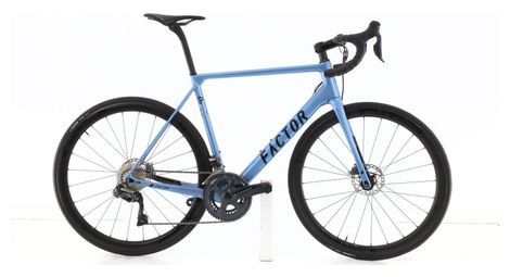 Produit reconditionné · factor o2 vam carbone di2 11v · bleu / vélo de route / factor | très bon état