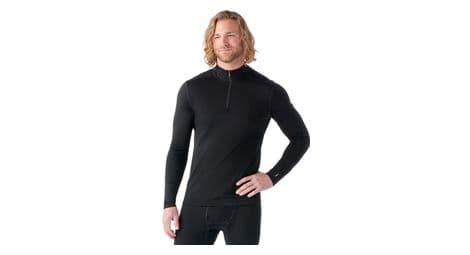 Camiseta interior smartwool classic all season 1 2 zip para hombre negra