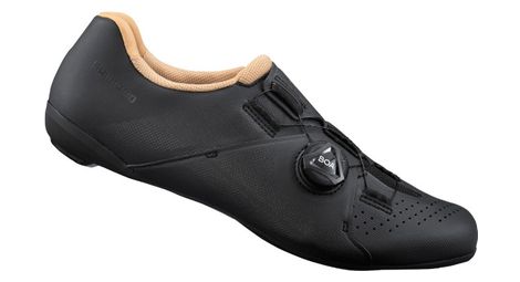 Chaussures De Cyclisme SHIMANO SH-RC3 - Large - Rouge - Pour Pédales à Clic 3 Trous - Semelle Rigide En Nylon Renforcée