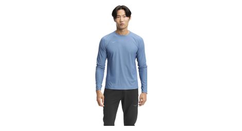 Maglia a maniche lunghe Hoka Airolite 2.0 blu da uomo
