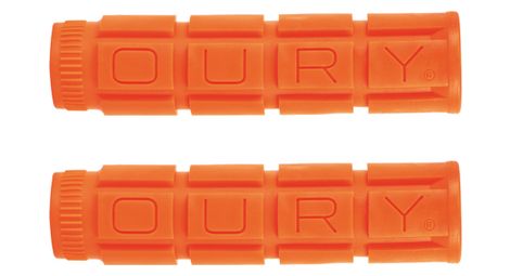 Paire de grips oury classic moutain v2 orange