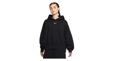 Nike sportswear sudadera con capucha phoenix fleece para mujer negra