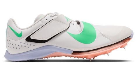 Chaussures d'Athlétisme Nike Long Jump Elite Blanc/Vert/Orange Unisexe