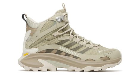 Zapatillas de senderismo Merrell Moab Speed 2 Mid Gore-Tex beige para mujer