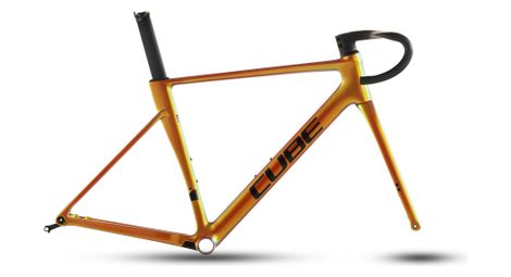 Kit Cadre Route Cube Litening Air C:68X Orange Glowing 2026