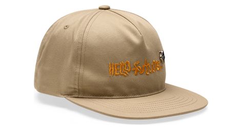 Casquette fox snapback hello future beige