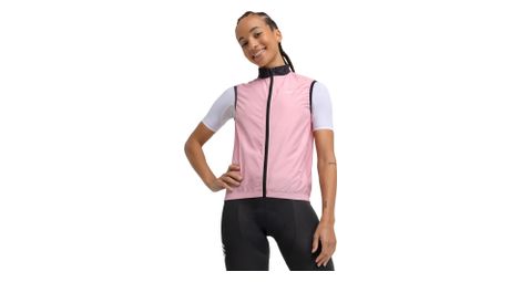 Gilet vélo coupe-vent femme cyclisme v1-w berthel rose