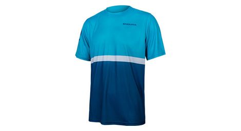 T-shirt endura singletrack core ii myrtille bleu