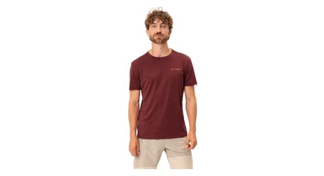 Vaude essential technisches t-shirt rot m