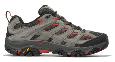 Chaussures de Randonnée Merrell Moab 3 Gore-Tex Gris/Rouge Homme