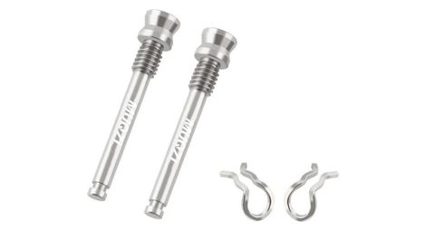 Vis étrier de frein à disque – argenté – 2 pièces + clips