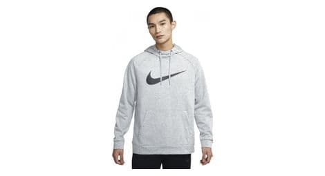 Nike dri-fit training hoodie grijs