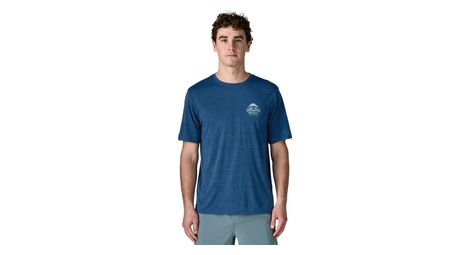 T-Shirt Patagonia Capilene Cool Daily Great Waves Bleu Homme