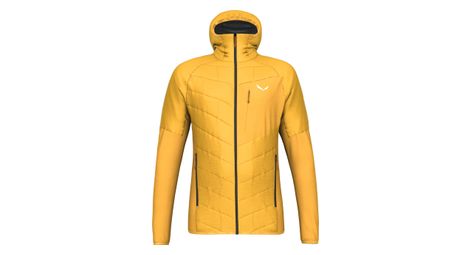 Doudoune salewa ortles hybrid tirolwool responsive jaune