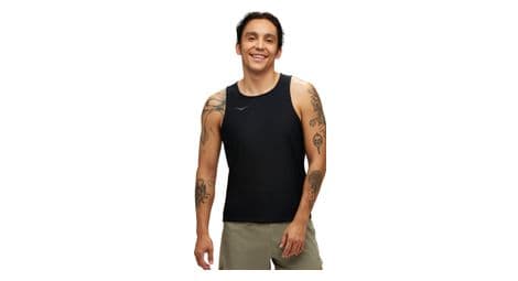 Camiseta de tirantes hoka airoliterun negra hombre