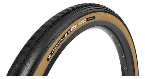 Panaracer gravelking semislick r schotterreifen 700 mm tubeless ready folding zsg gravel compound beadlock tufftex r black amber sidewall