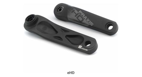 Coppia di pedivelle praxis aluminium hd ecranks per bosch e yamaha