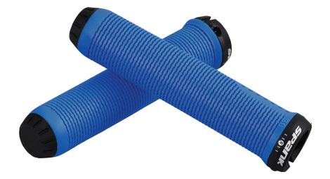 Paire de grip spank spike bleu