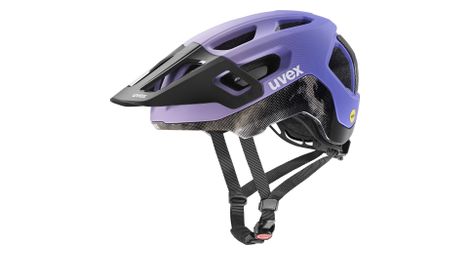 Casque vtt uvex react mips violet/noir