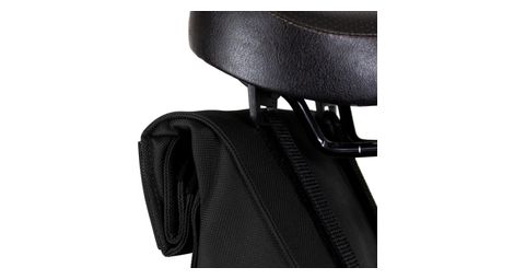 City Satteltasche Large Fur Faltrad Schwarz