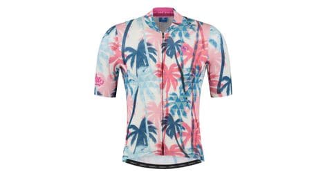 Maillot manches courtes velo rogelli hawaii - homme