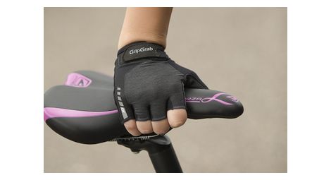 Progel Damen Kurz Handschuhe Schwarz Grau