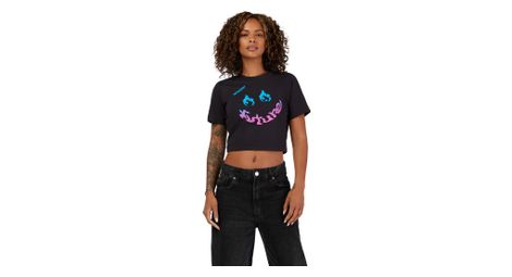 T-shirt femme fox baby hello noir