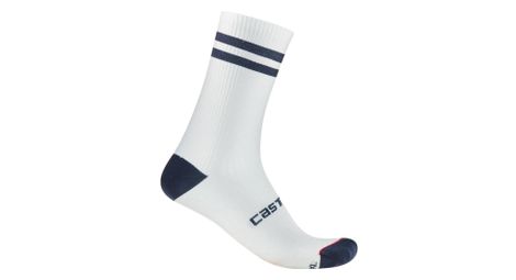 Chaussettes castelli original 18 bleu blanc