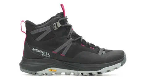 Merrell siren 4 mid gore-tex zapatillas de senderismo para mujer negro 38