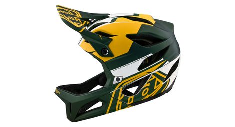 Casque integral troy lee designs stage mips vector vert/jaune