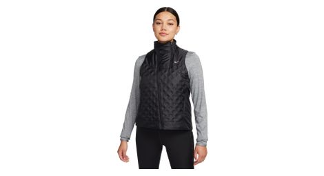 nike therma fit adv repel aeroloft black women s sleeveless thermal jacket