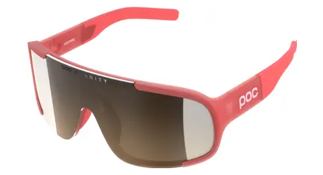 Gafas poc aspire ammolite coral marrón translúcido espejo plata