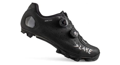 Zapatillas de carretera lake mx332-x negras / plateadas
